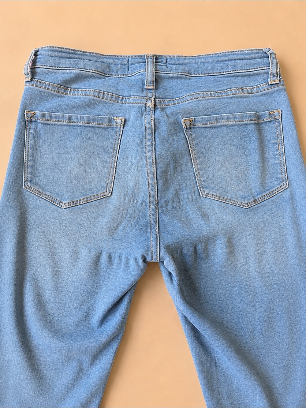VERVET Los Angeles Light Wash Skinny Jeans Distressed Stretch Jeans - Picture 6 of 6